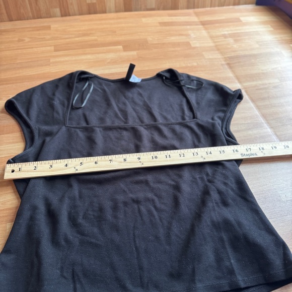 Cropped shirt bundle size L/xl black brown gray 3 shirts - Picture 10 of 13